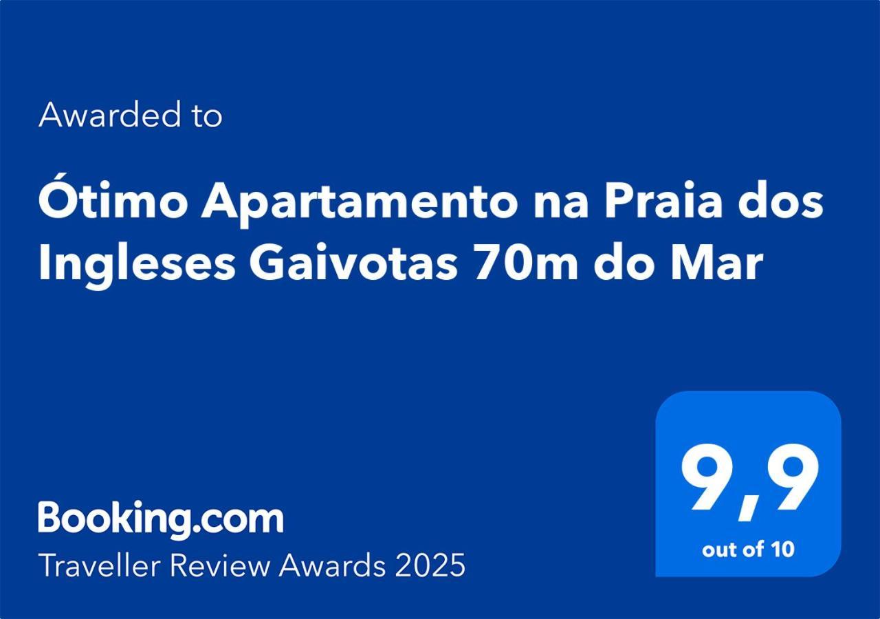 Otimo Apartamento Na Praia Dos Ingleses Gaivotas 70M Do Mar Florianópolis Kültér fotó